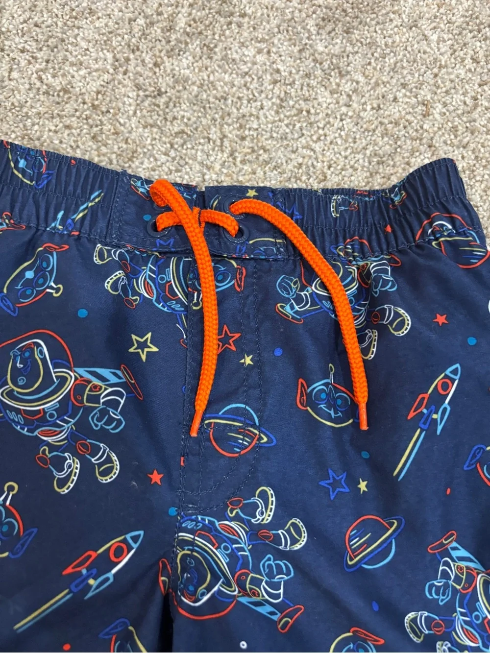 Gap × Disney Toy Story swim trunks Buzz Lightyear size 5 NWOT